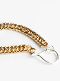 Large Hook Chain Bracelet Gold<BEATRIZ PALACIOS Fashion