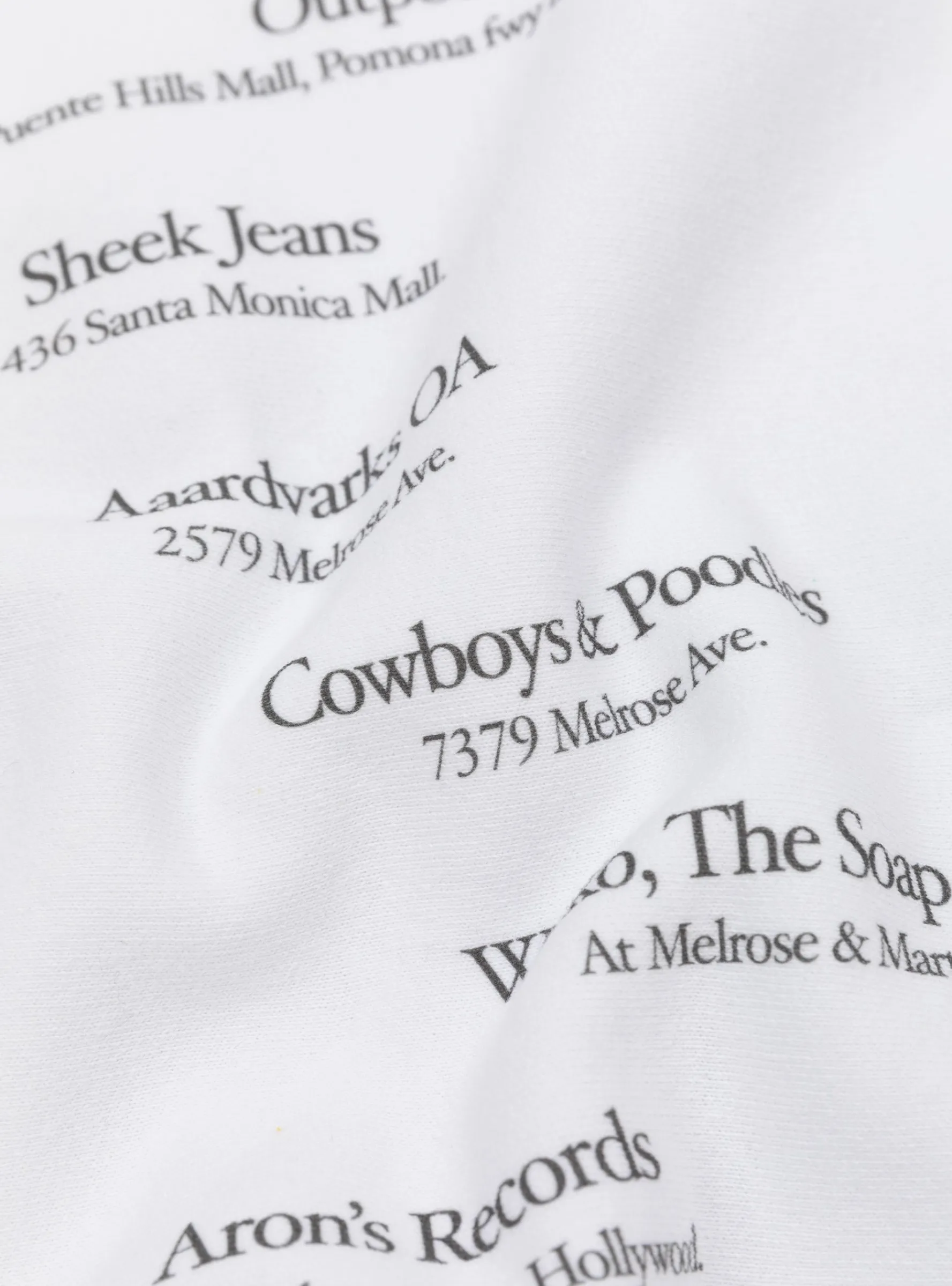 LA Sweatshirt White<TDR Online
