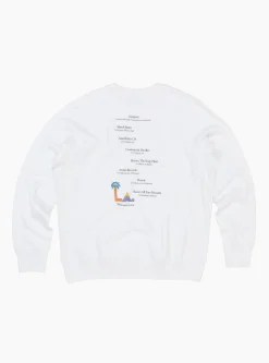 LA Sweatshirt White<TDR Online