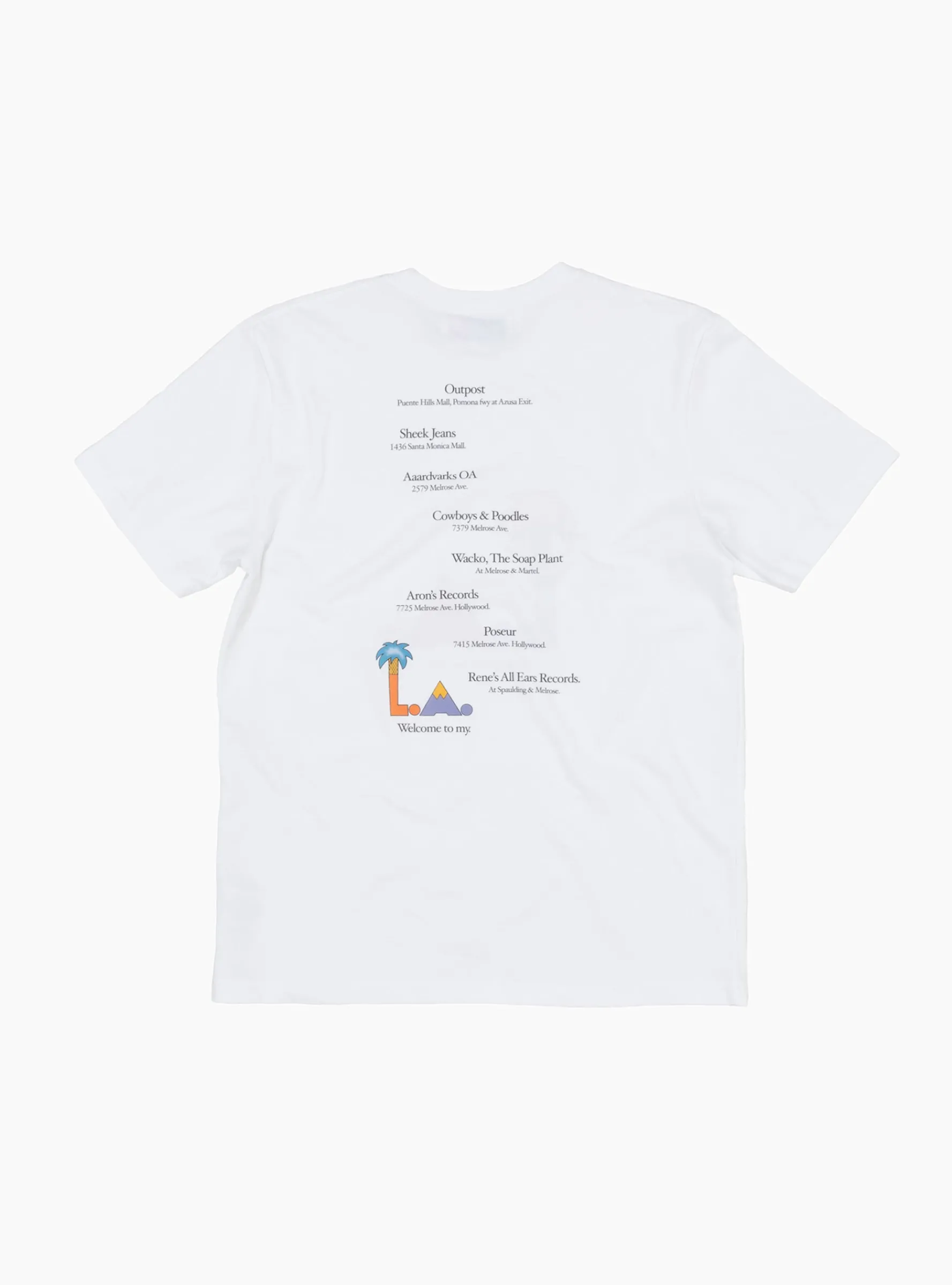 LA T-Shirt White<TDR Outlet