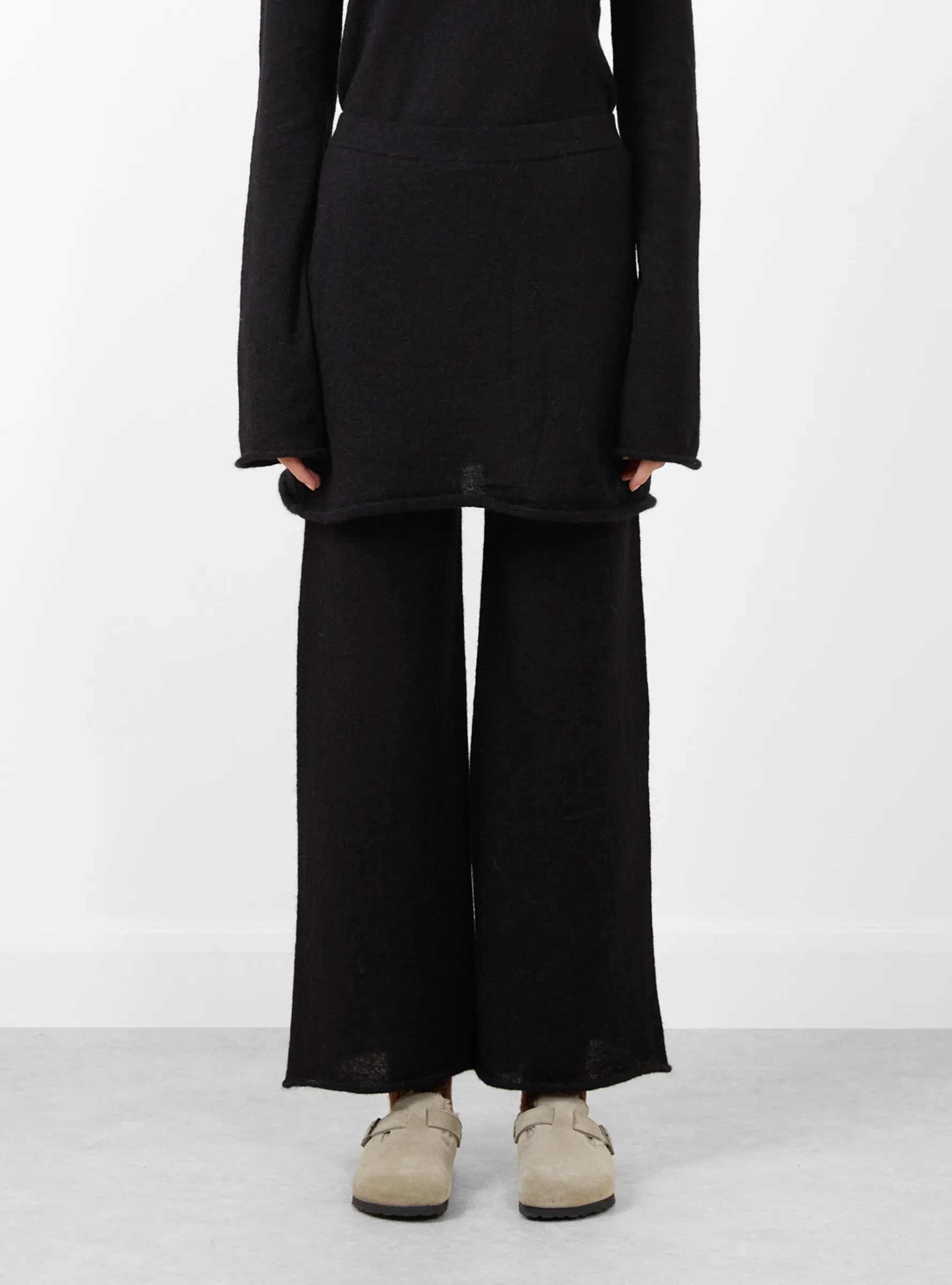 Layer Knit Pants Black<Lauren Manoogian Clearance