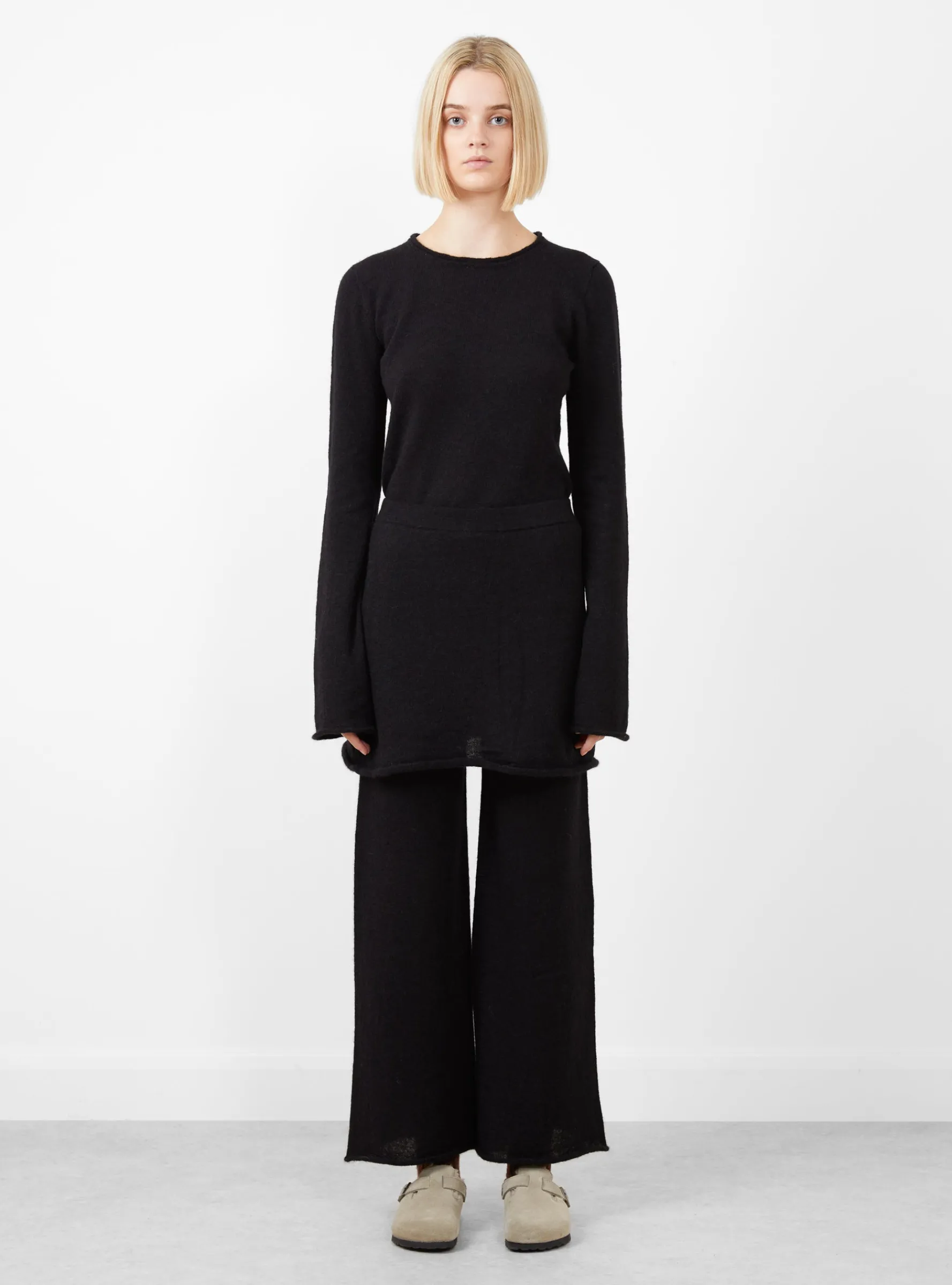 Layer Knit Pants Black<Lauren Manoogian Clearance