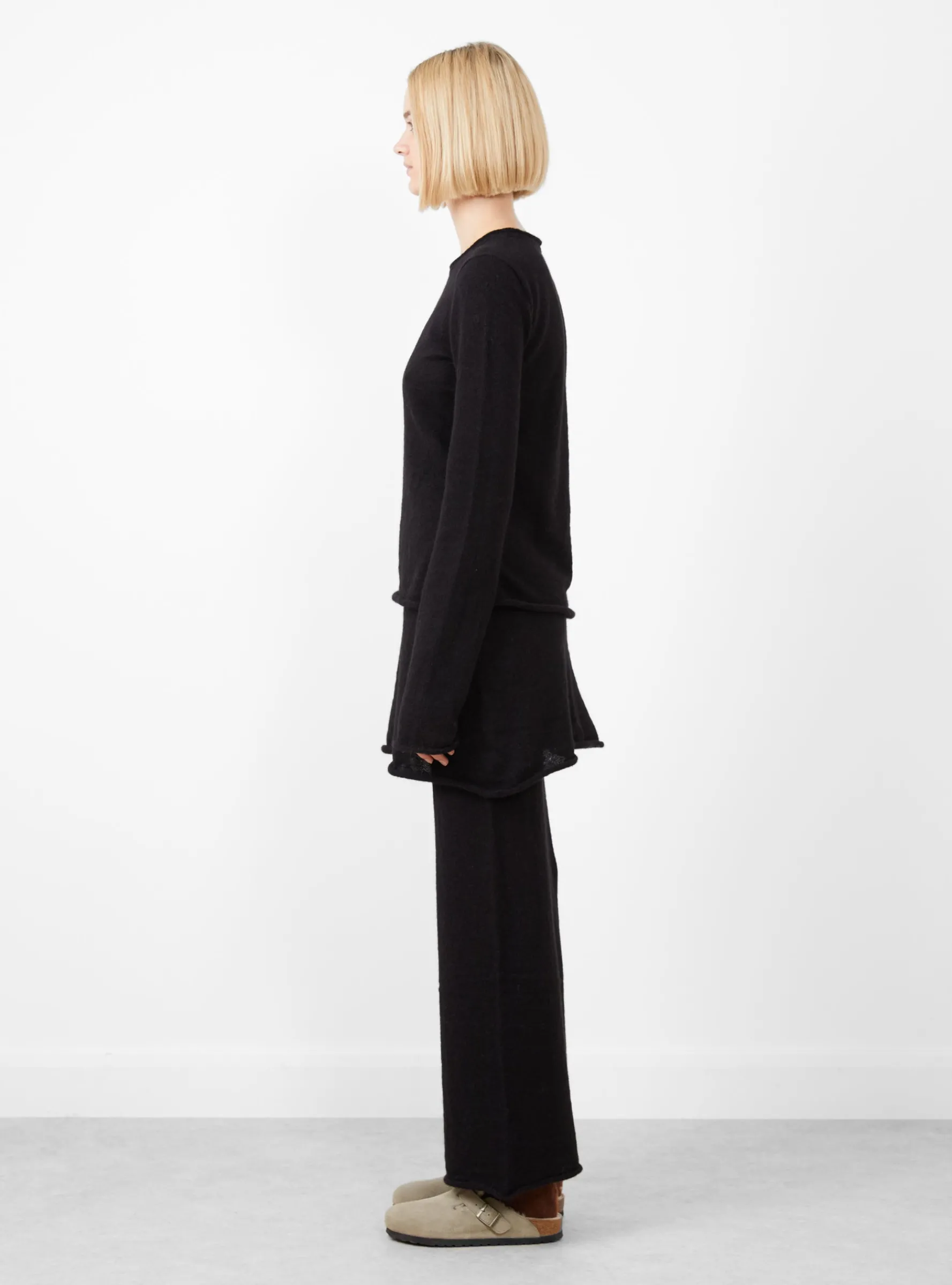 Layer Knit Pants Black<Lauren Manoogian Clearance