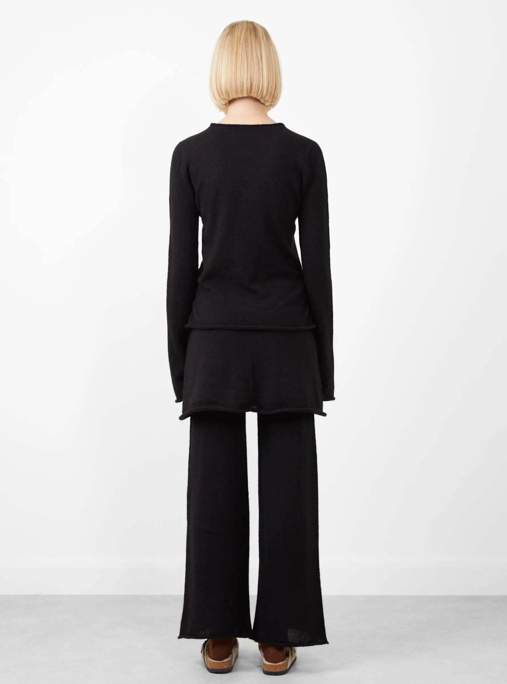 Layer Knit Pants Black<Lauren Manoogian Clearance