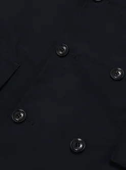 2L Cotton GORE-TEX Balmacaan Coat Navy<nanamica Fashion