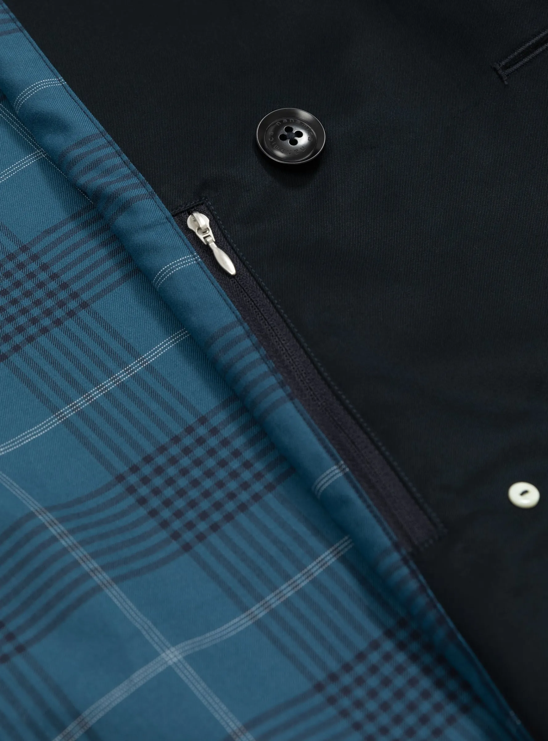2L Cotton GORE-TEX Balmacaan Coat Navy<nanamica Fashion