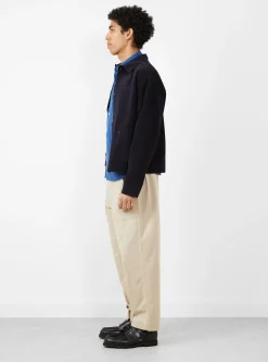 Leather Welding Jacket Navy<TDR Sale