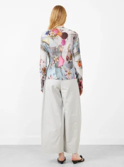 Lee Pleated Top Maria Blue<Julia Heuer New