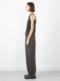 Leisure Tank Top Dark Brown<mfpen Best