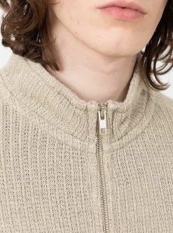 Leisure Zip Up Sweater Oatmeal<mfpen Online