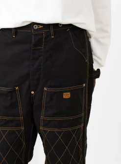 Light Canvas Lumber Pants Black<Kapital Best