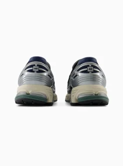 1906LOA Navy and Dark Juniper Silver Metallic Loafers<New Balance Discount