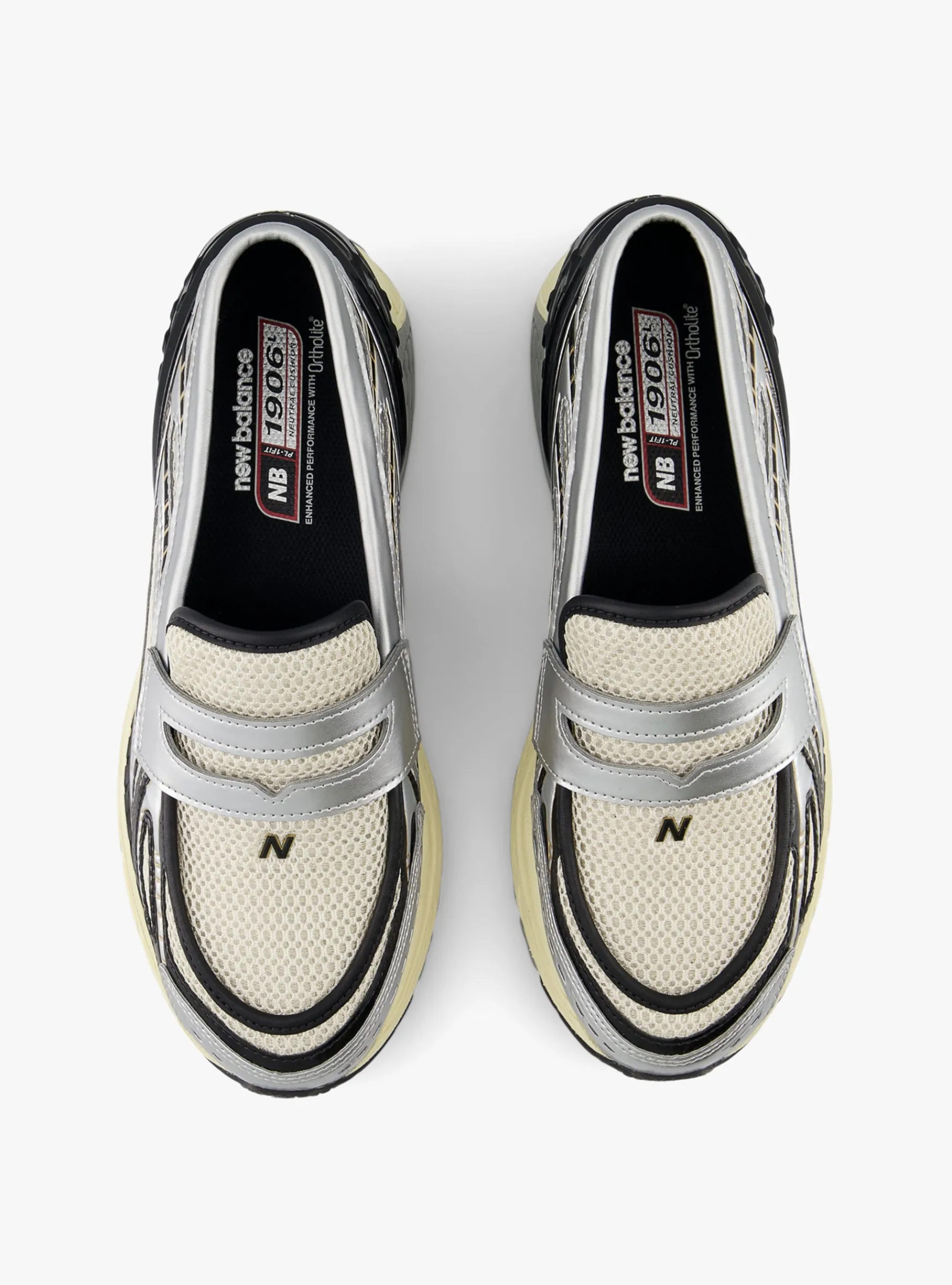 1906LOB Silver Metallic Loafer<New Balance Online