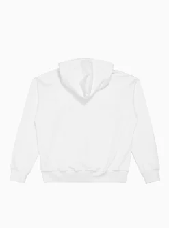Logo Embroidered Hoodie White & Multi<Thanks. Clearance