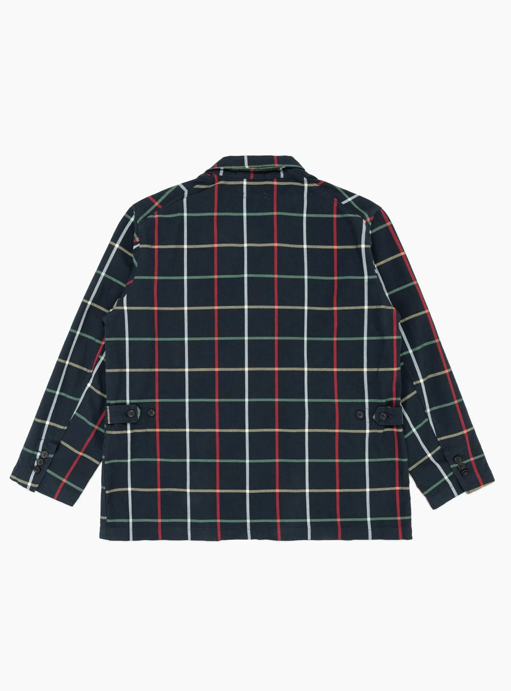 Loiter Jacket Navy Windowpane<Engineered Garments New