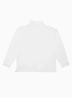Long Sleeve High Neck Tee White<Drop Out Sports Best