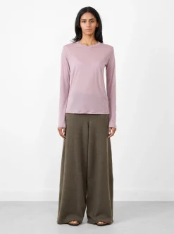 Long Sleeve Tee Still Purple<Baserange Hot
