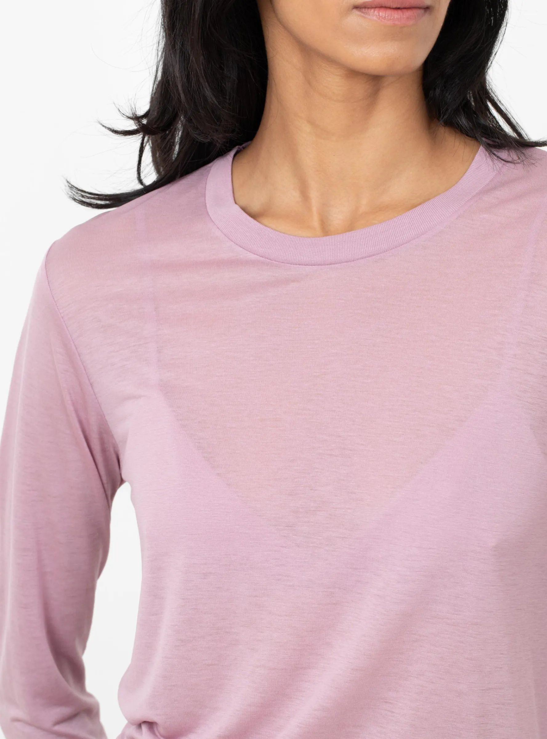 Long Sleeve Tee Still Purple<Baserange Hot