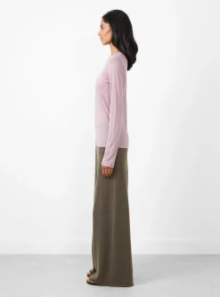 Long Sleeve Tee Still Purple<Baserange Hot
