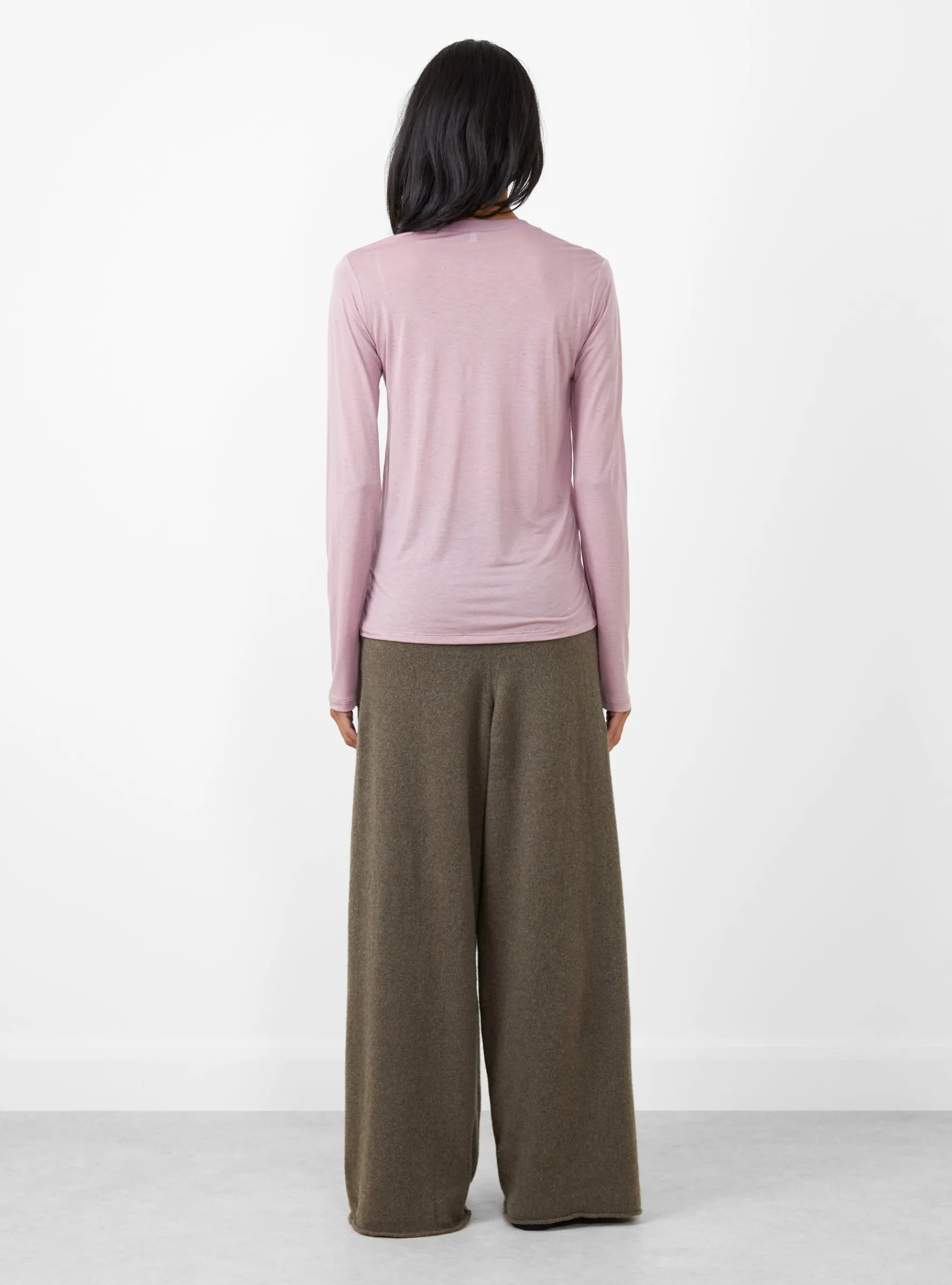 Long Sleeve Tee Still Purple<Baserange Hot