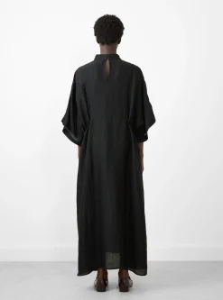 Long Very Turtle Dress Black<Henrik Vibskov Sale