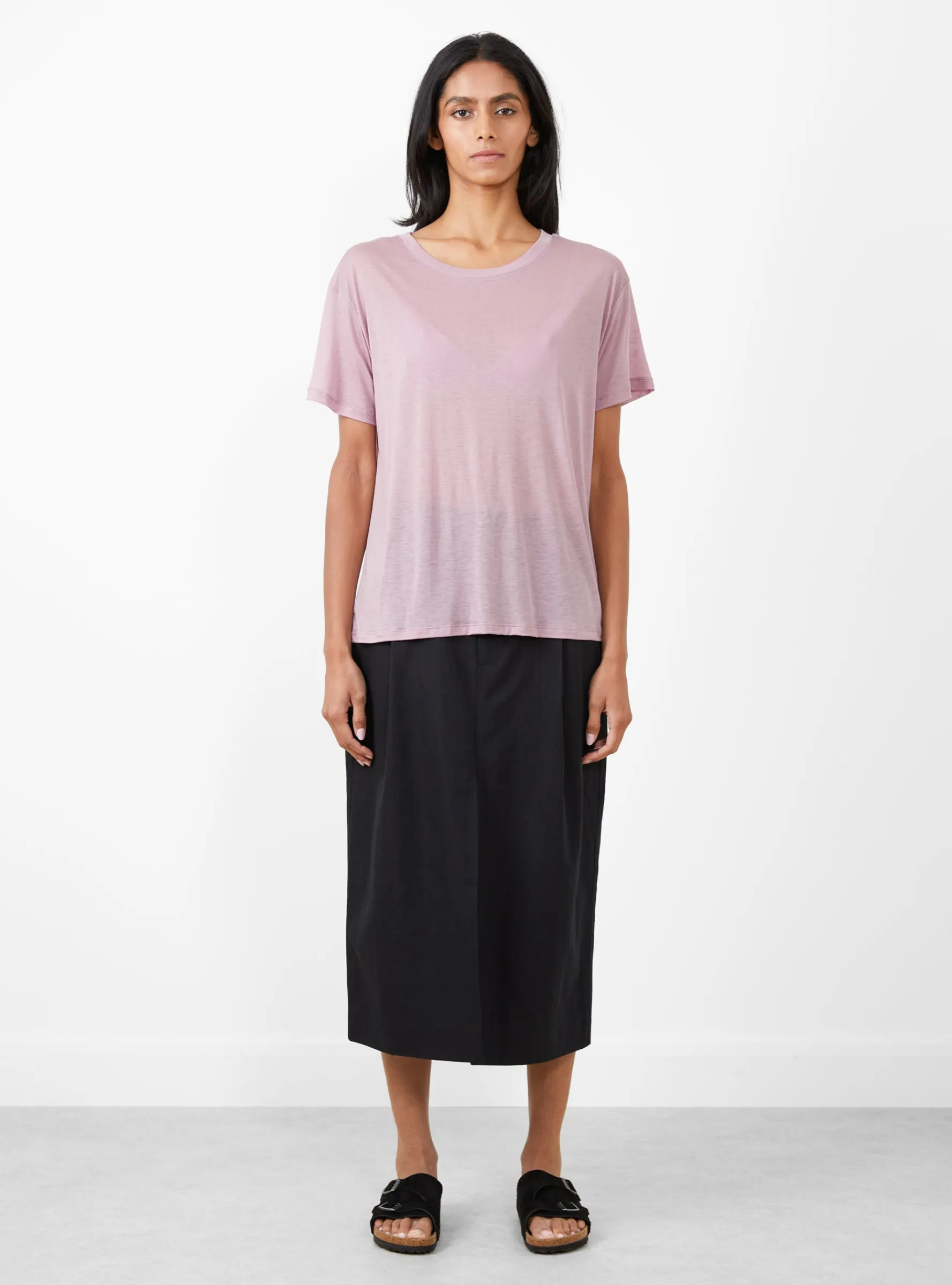 Loose Tee Still Purple<Baserange Outlet