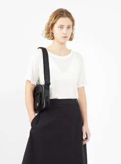 Loose T-shirt Undyed<Baserange Fashion