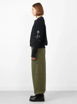 Lotus Cardigan Black<YMC Hot