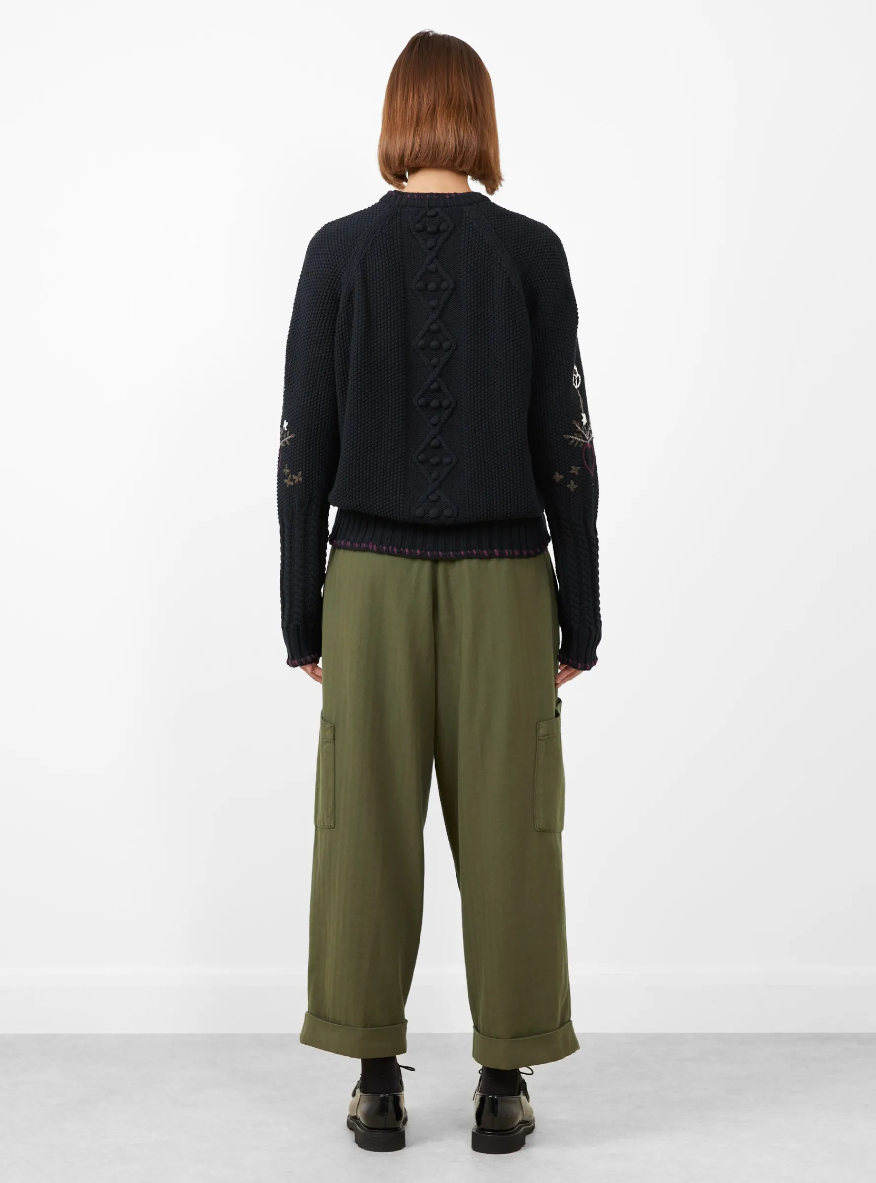Lotus Cardigan Black<YMC Hot