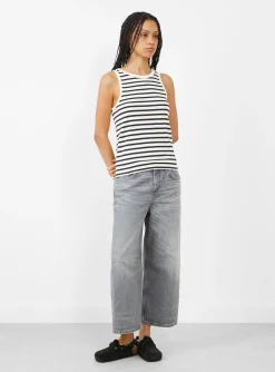 Loui Tank Top Dark Navy and White<Skall Studio Best