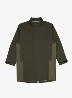 3L Shell Long Coat Moss Green<Hiking Patrol Outlet