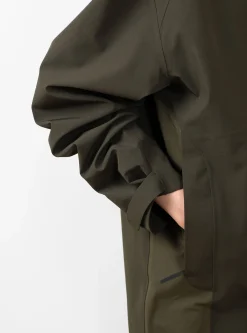 3L Shell Long Coat Moss Green<Hiking Patrol Outlet