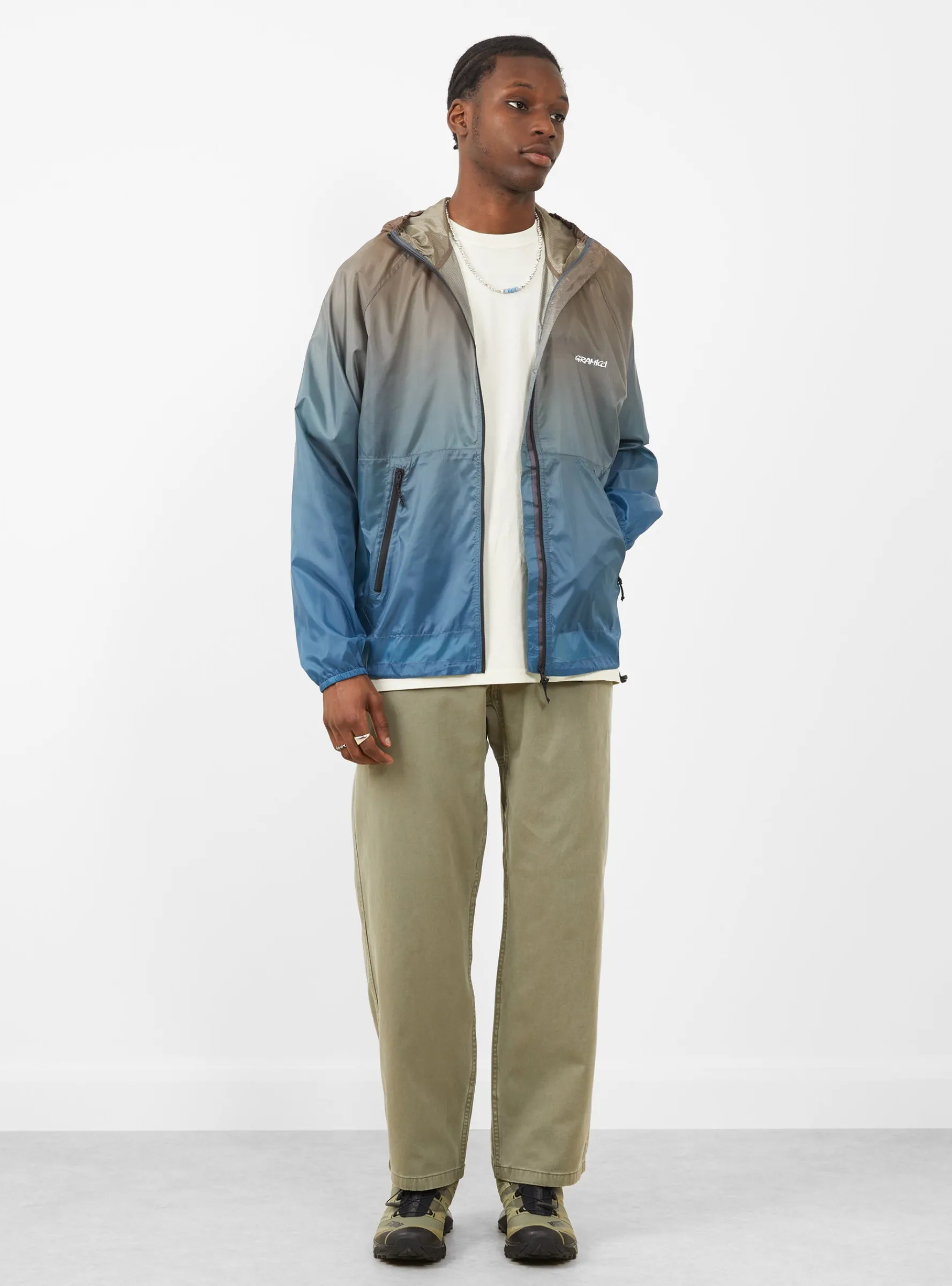LT Ripstop Wind Jacket Brown Gradient<Gramicci Sale
