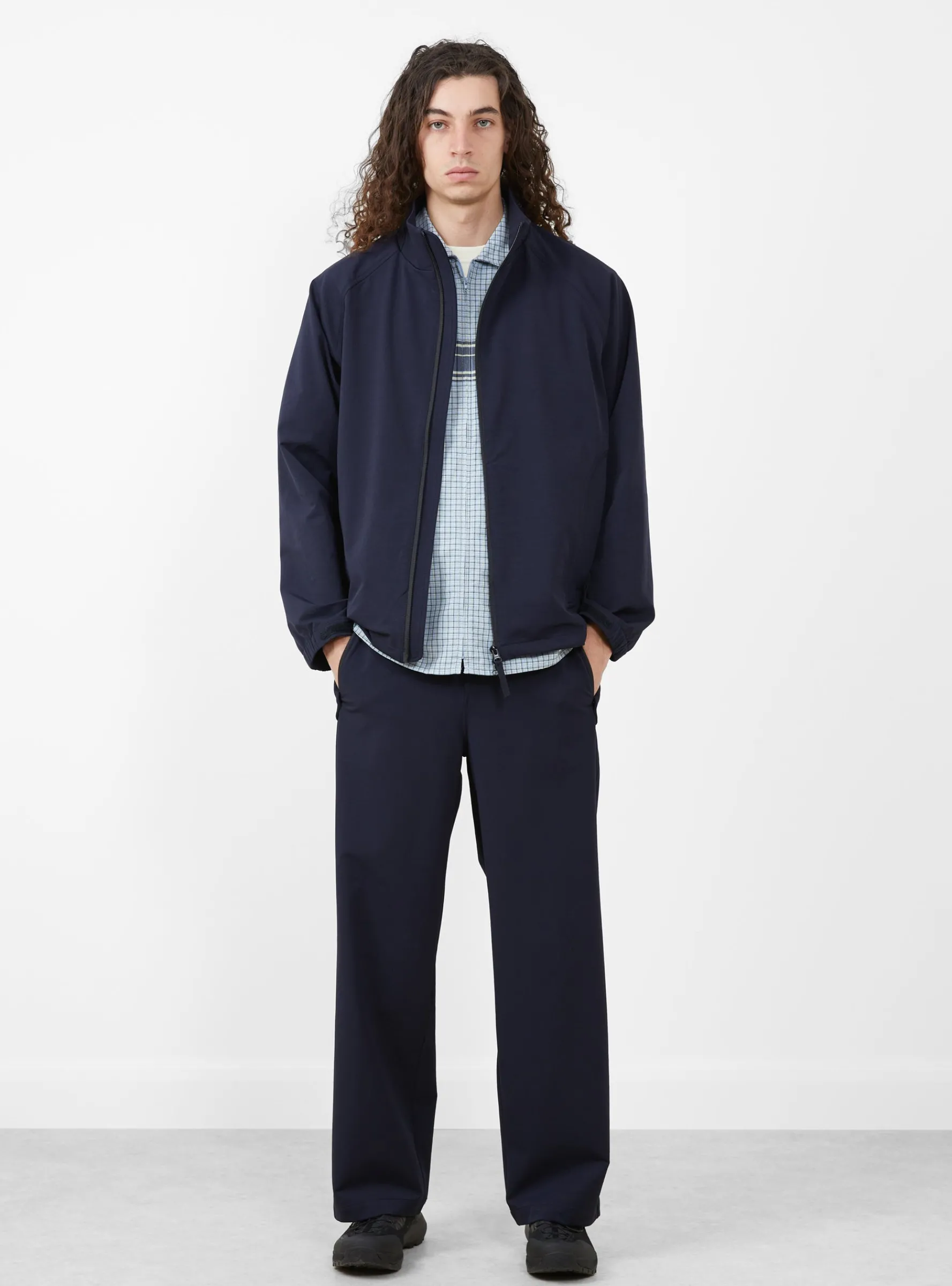 LT Soft Shell Jacket Dark Navy<Hiking Patrol Best