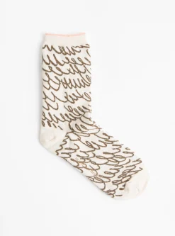 Lululu Socks Ivory<Minä Perhonen Hot