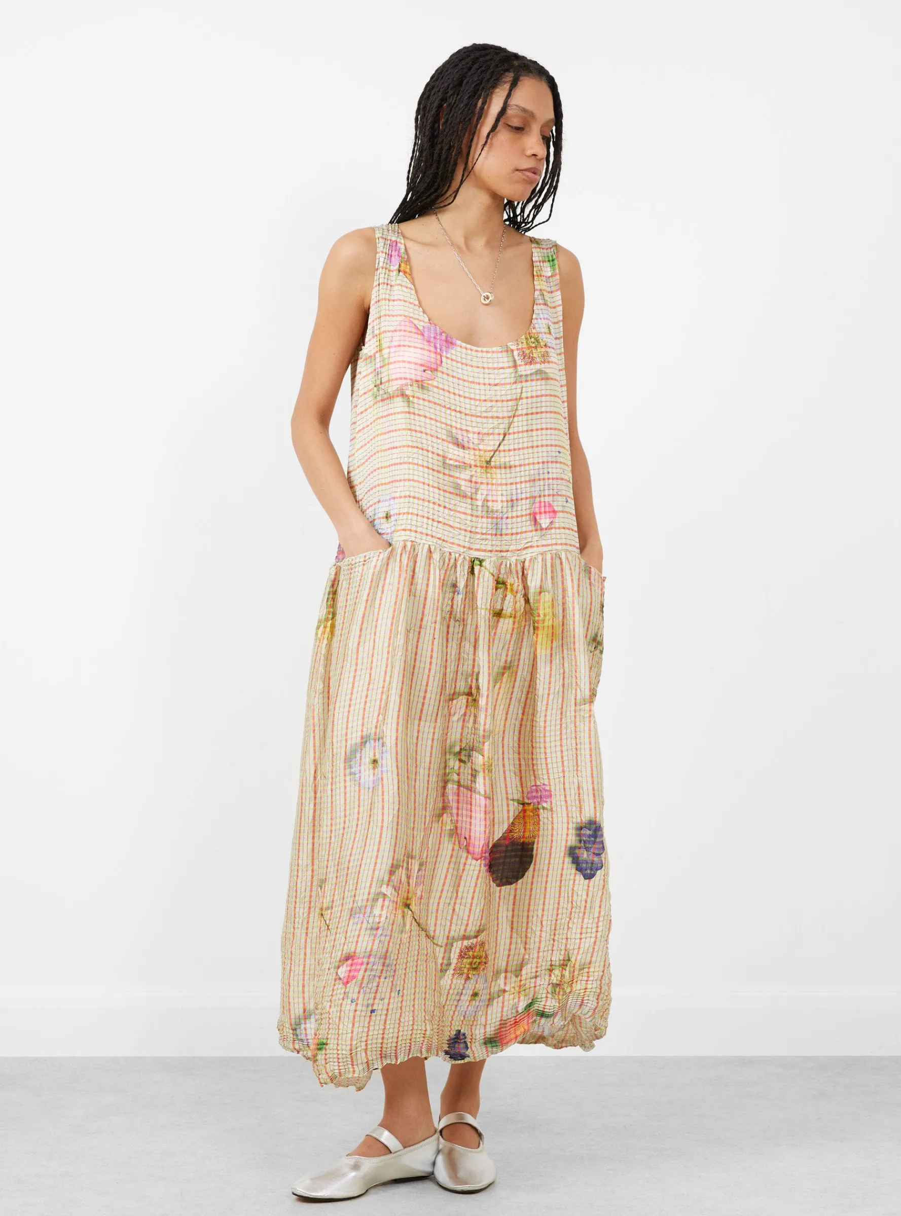 Luna Pleated Dress Pagel Gold<Julia Heuer Fashion