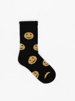 Lykke Cashmere Crew Socks Black<Hansel From Basel Fashion