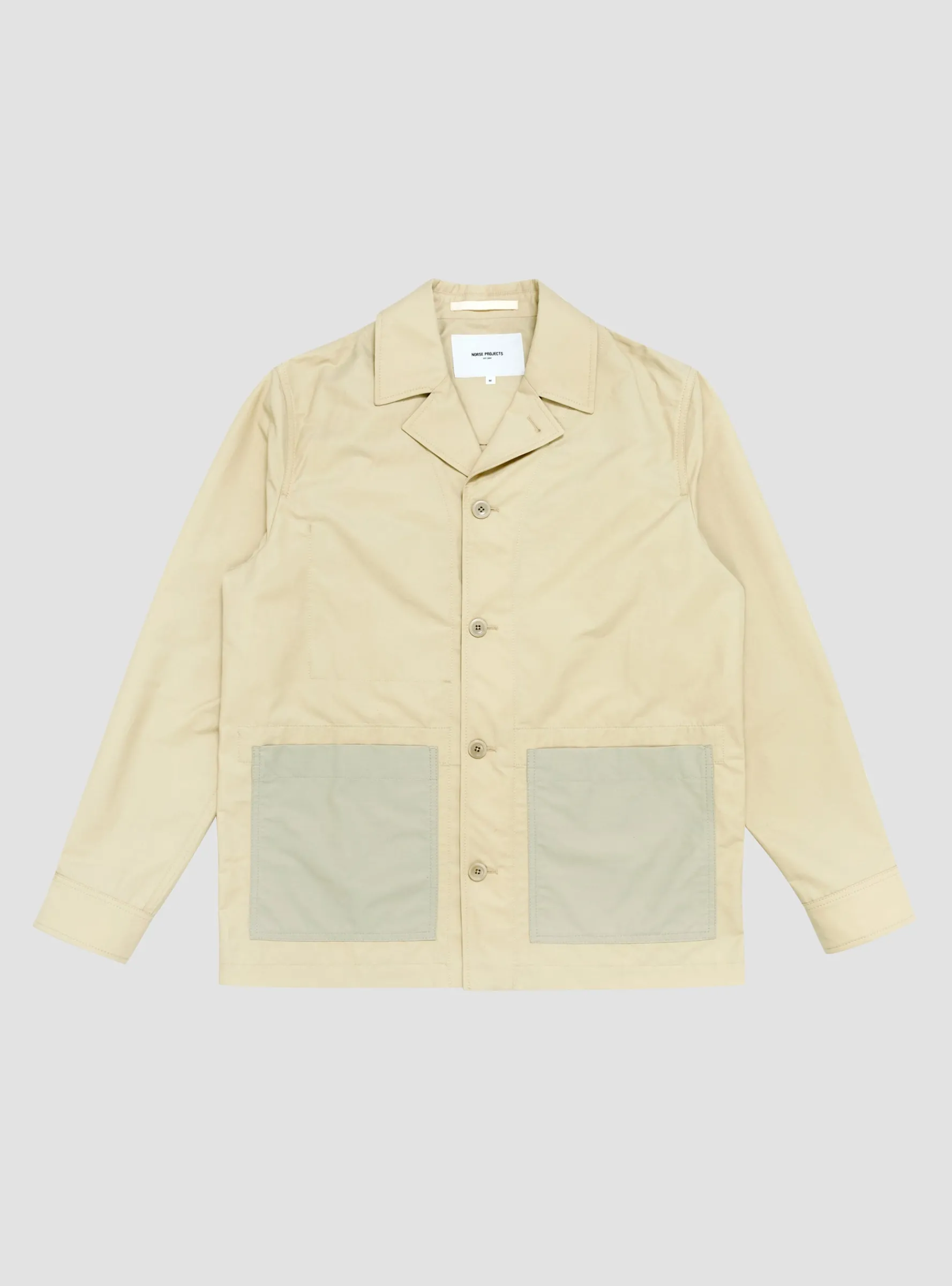 Made 60/40 Cotton Nylon Jacket Oatmeal<Norse Projects Online