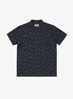 Malick Shirt Navy & Ecru<YMC Hot