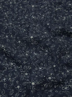 Malick Shirt Navy & Ecru<YMC Hot