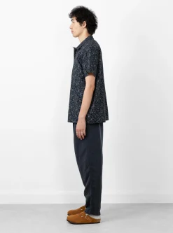 Malick Shirt Navy & Ecru<YMC Hot