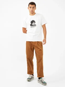 Manager Pleated Cord Pants Tobacco Brown<Garbstore Clearance
