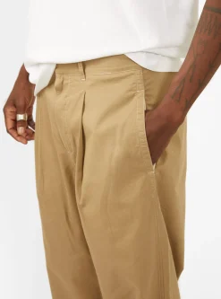 Manager Pleated Pants Camel<Garbstore Online