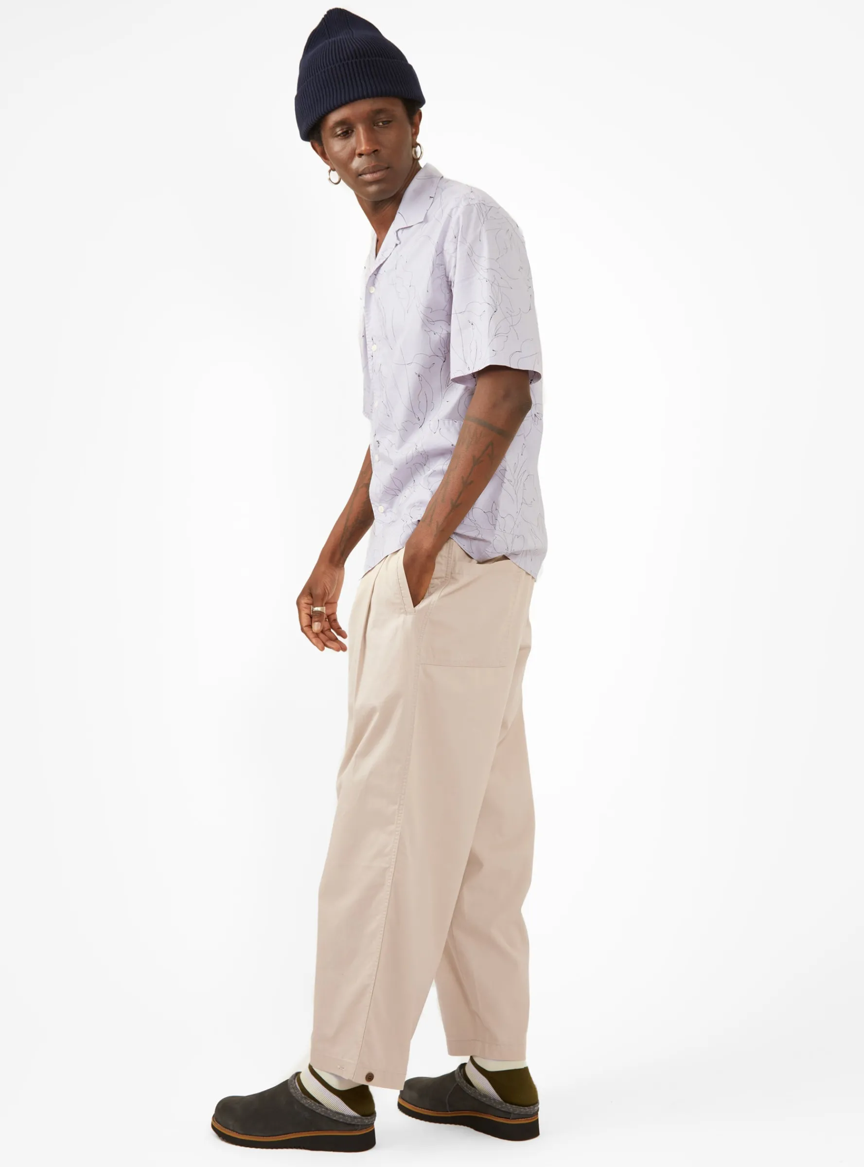 Manager Pleated Pant Tan<GARBSTORE Best
