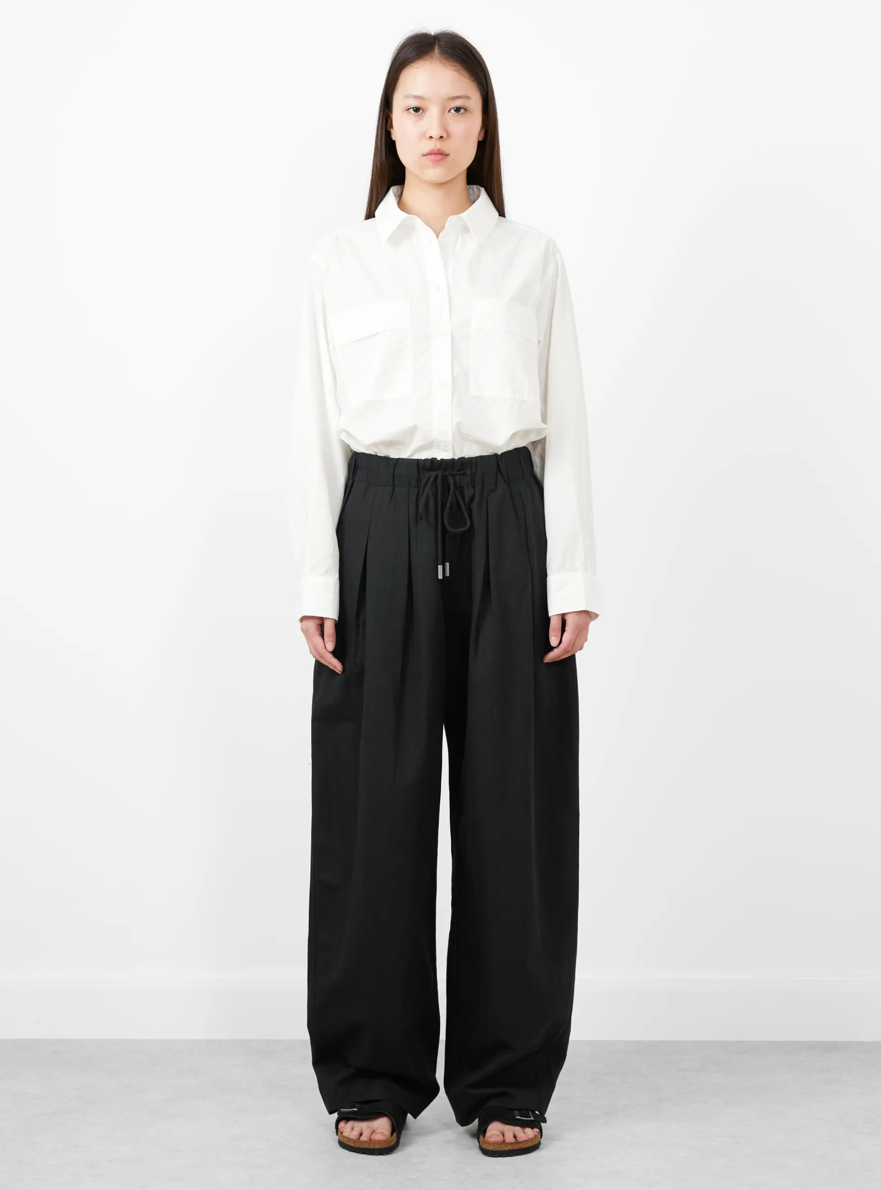 Manu Drawstring Pant Black<Apiece Apart Outlet