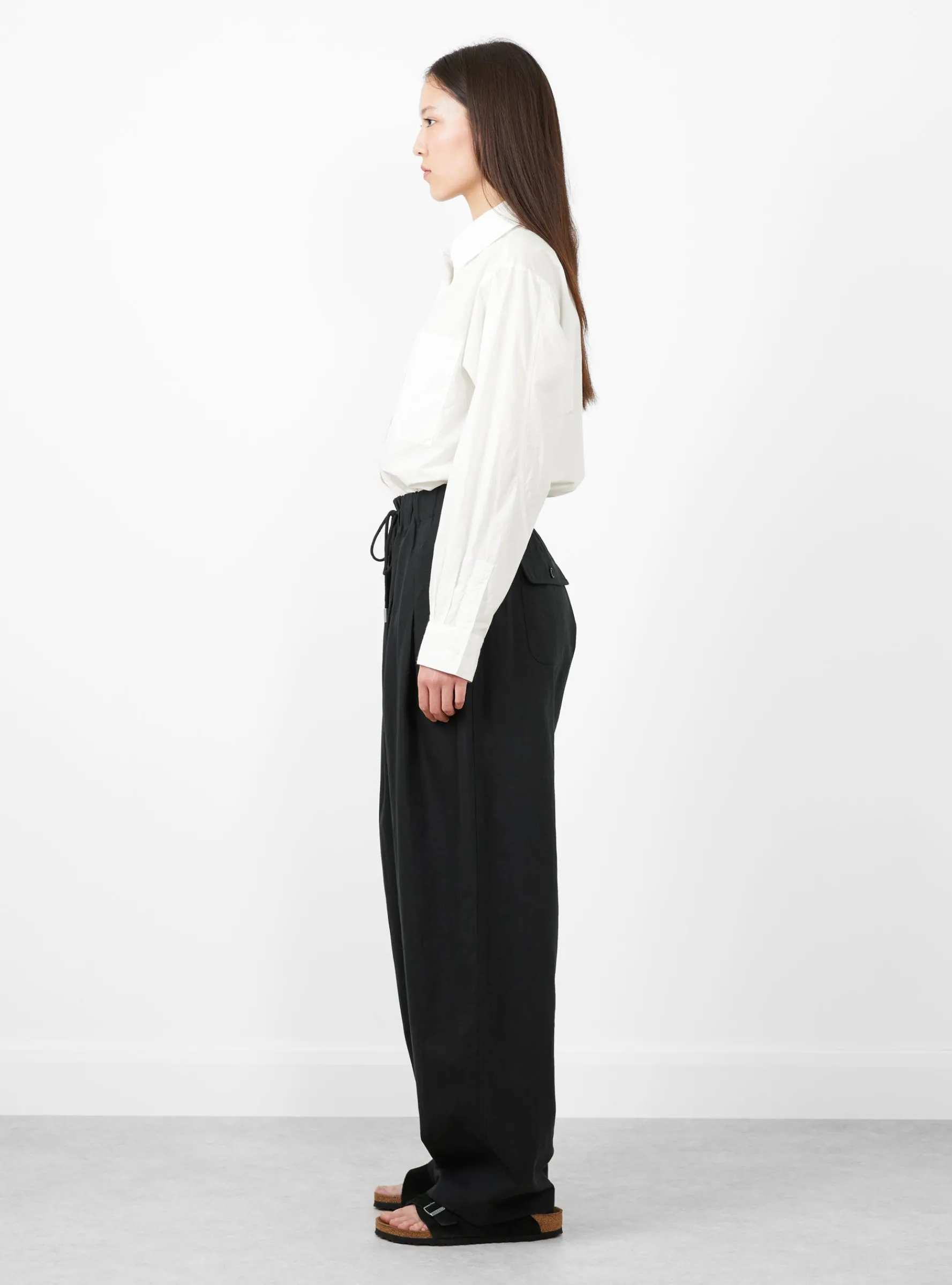 Manu Drawstring Pant Black<Apiece Apart Outlet