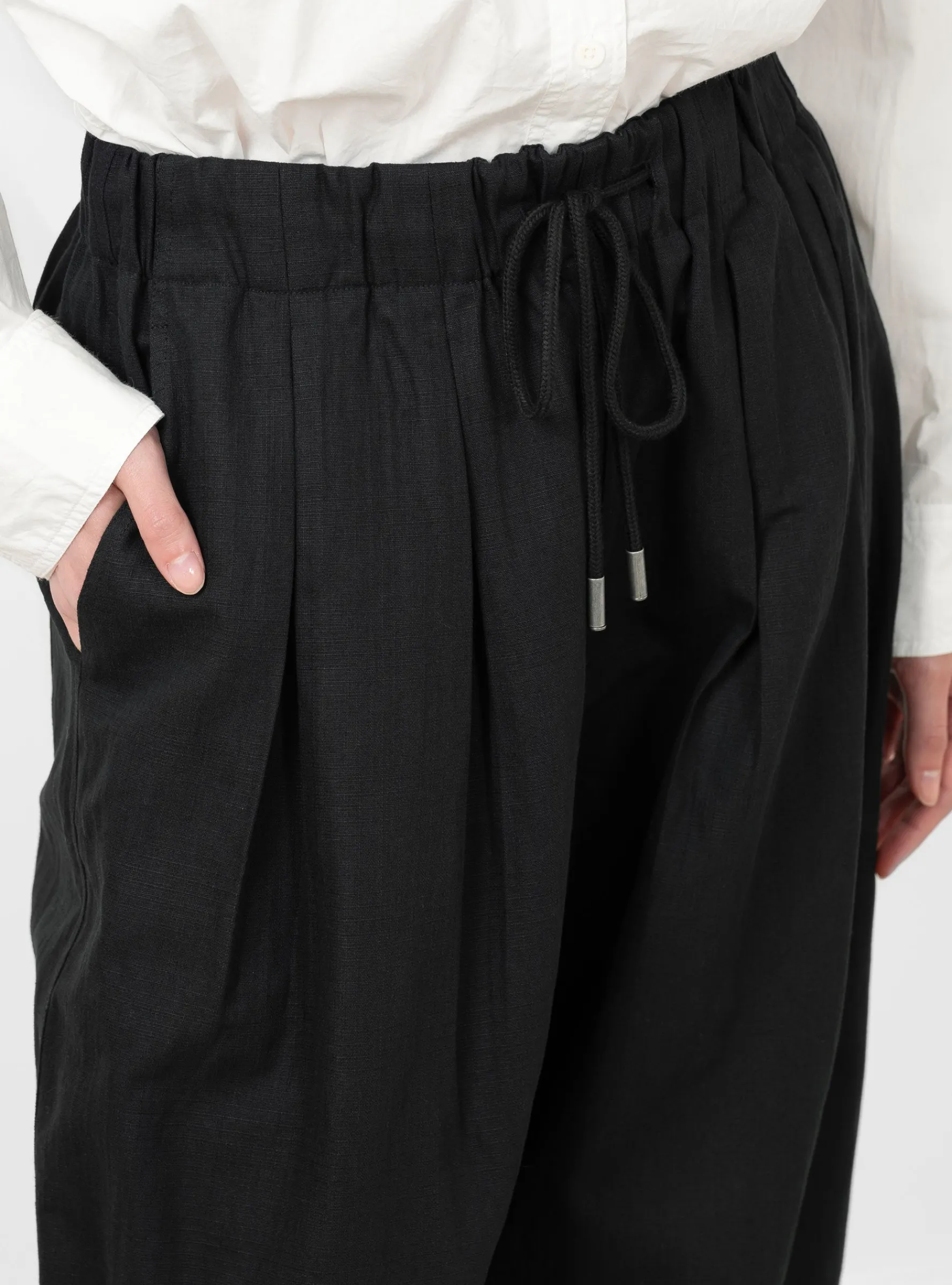 Manu Drawstring Pant Black<Apiece Apart Outlet