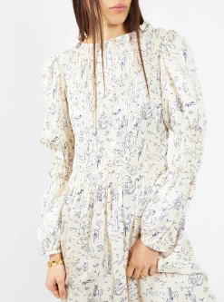 Marina Dress Off White & Navy<Shrimps New