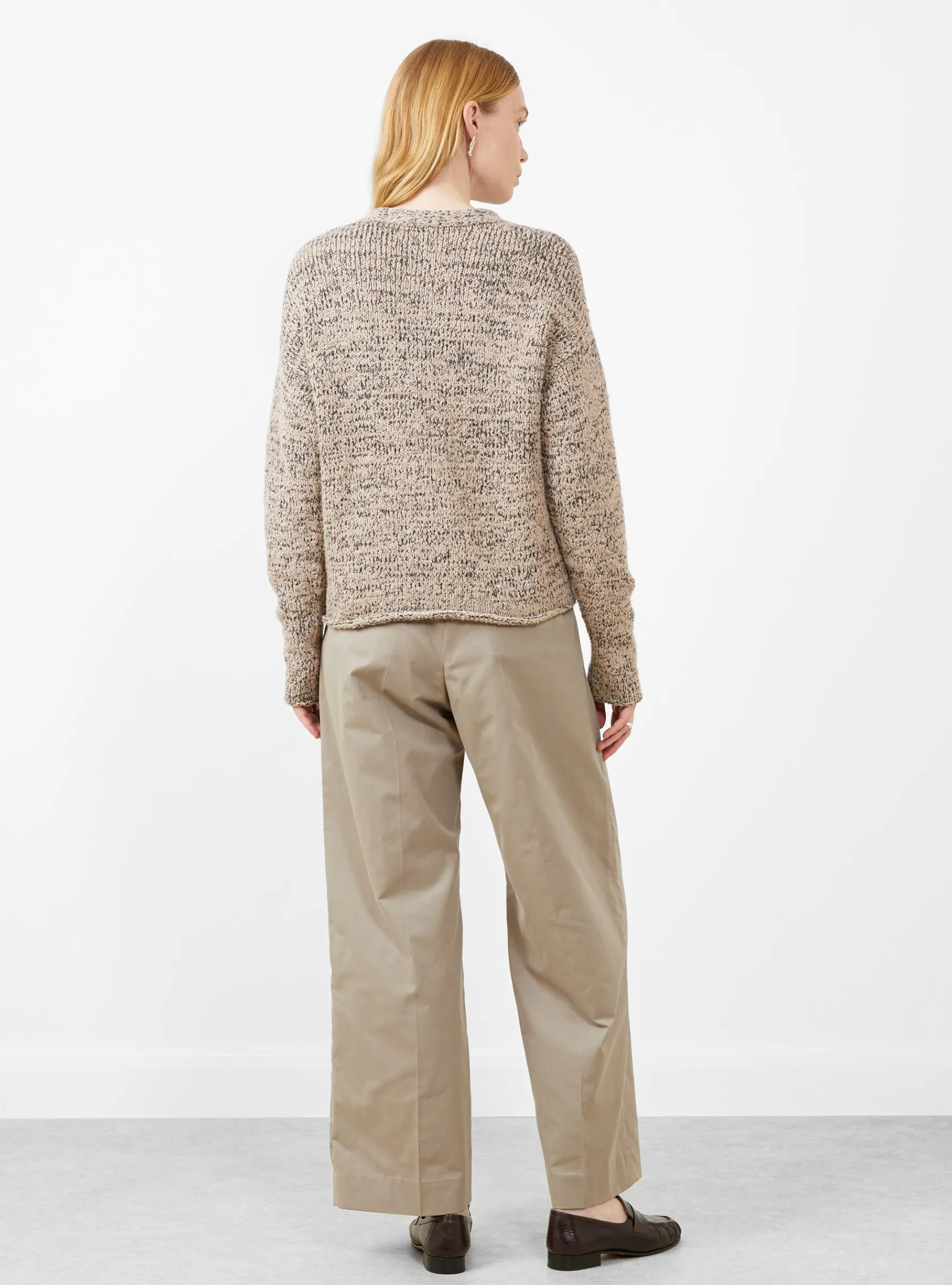 Marl V Neck Jumper<Lauren Manoogian Online