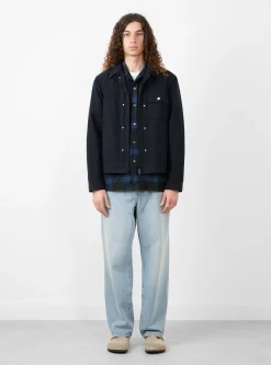 Max Trucker Jacket Navy<Pilgrim Surf + Supply Online